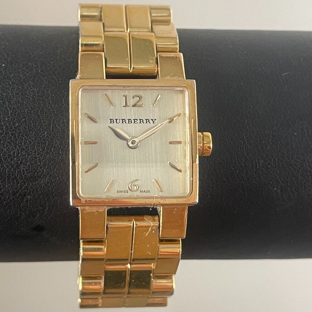 Authentic Burberry Gold Metallic Women's Watch